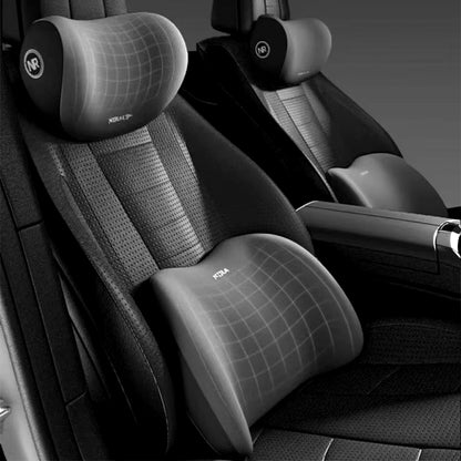 Waist Cushion Lumbar Pad Car Interior Accessories Headrest Driver Pillow Vehicle Backrest Back Support Neck Memory Foam Seat