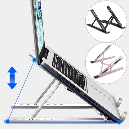 Notebook Stand Bracket Cooling Laptop Bracket Portable Adjustable Height Computer Stand for Notebook Laptop Computer Tablet