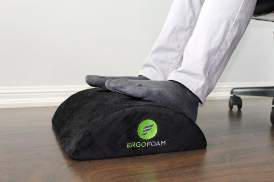 Ergonomic Footrest – Teardrop Design for Lumbar, Back, and Knee Support