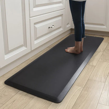 Thickened Waterproof PU Leather Standing Mat anti Slip Entrance Doormat Rugs Dirt-Resistant Mat anti Fatigue Comfort Kitchen Mat